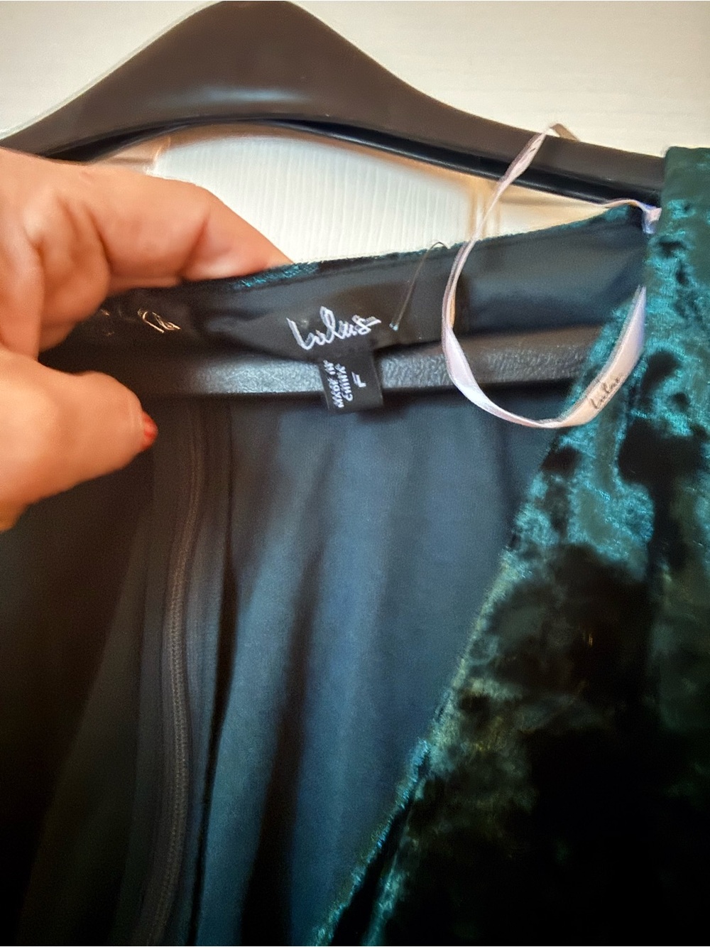 Lulu's Emerald Green Velvet Jumpsuit